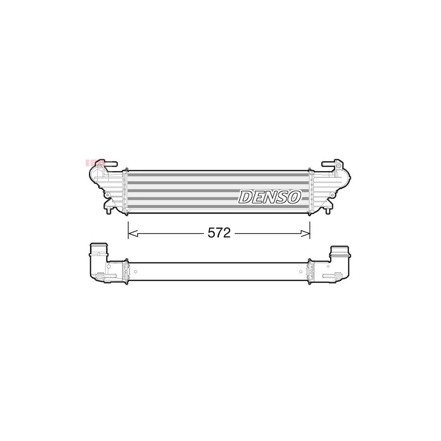 DENSO DIT09114 Intercooler