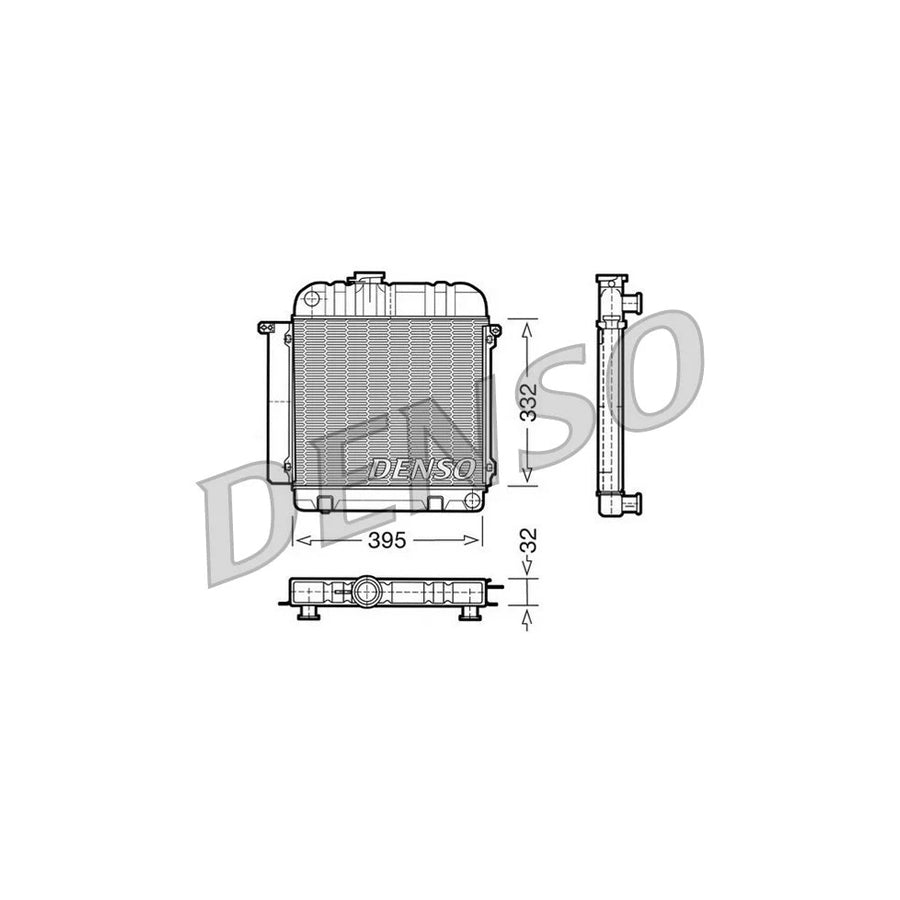 DENSO DRM05010 Engine Radiator for BMW 3 Saloon (E21)