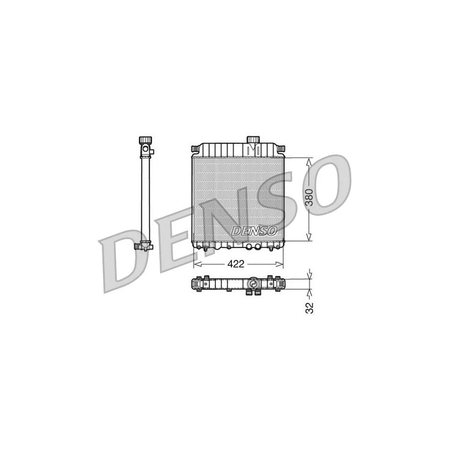 DENSO DRM07031 Engine Radiator