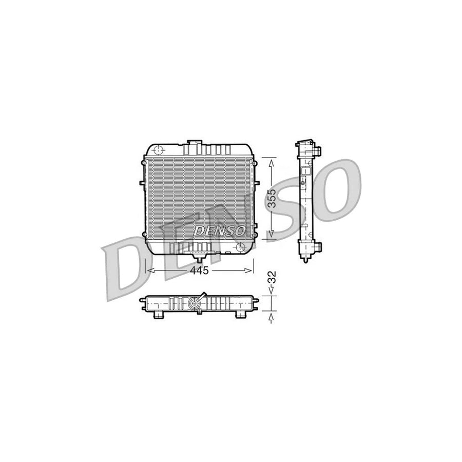 DENSO DRM20072 Engine Radiator