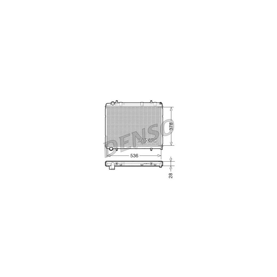 DENSO DRM21035 Engine Radiator