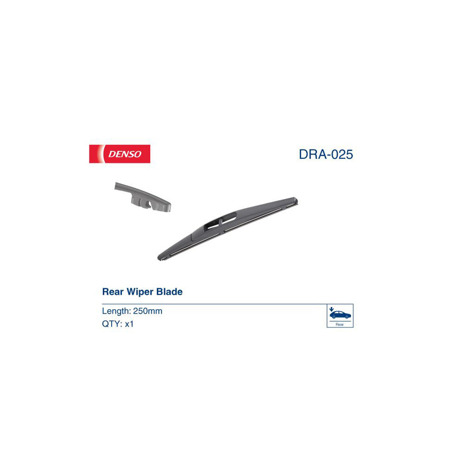 DENSO Rear DRA-025 Wiper Blade