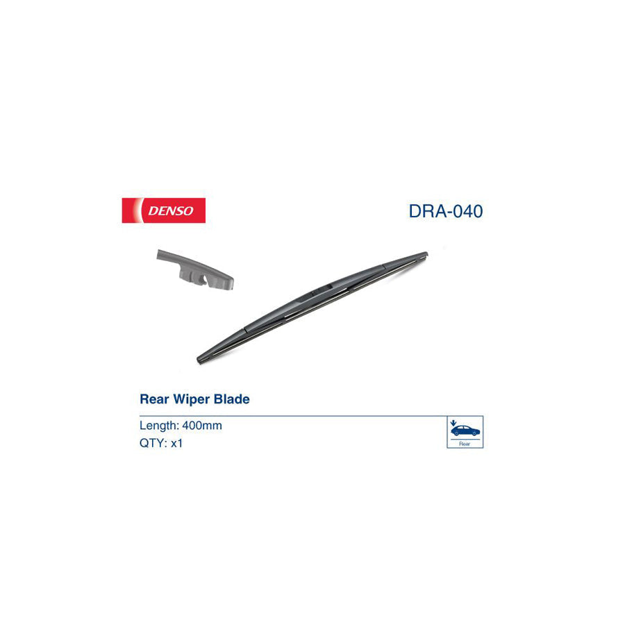 DENSO Rear DRA-040 Wiper Blade