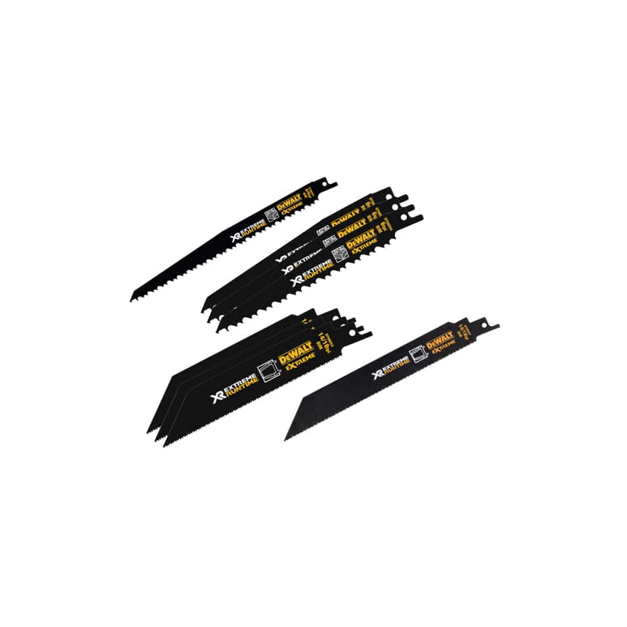 DEWALT DEWDT99551QZ DT99551 XR Reciprocating Saw Blade Set, 8 Piece