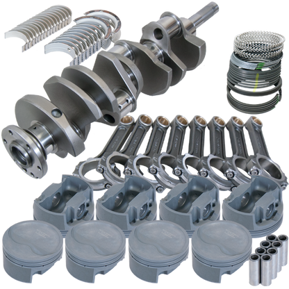 Eagle Ford FE 4.250in Crank 6.700in I-Beam Rods -18cc Inv Dome 4.090in Pistons Rotating Assembly