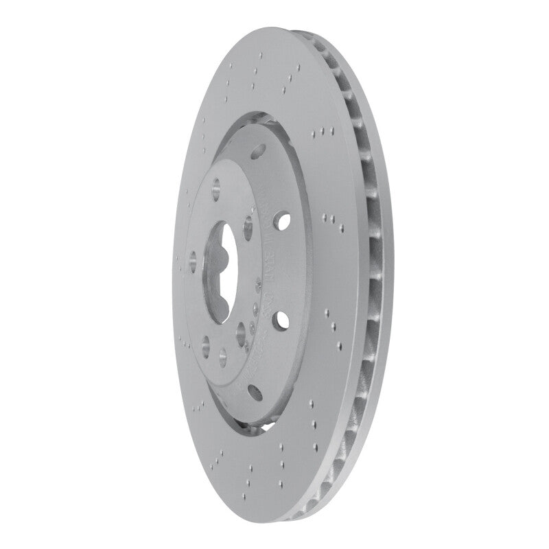 DFC 07-08 Audi RS4 Left Rear Drilled Hi-Carbon Alloy Geomet Coated Rotor