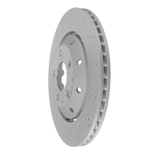 DFC 07-08 Audi RS4 Left Rear Drilled Hi-Carbon Alloy Geomet Coated Rotor