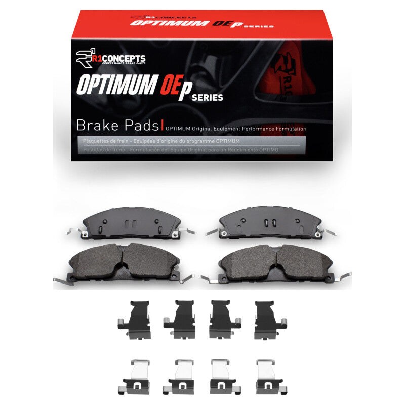 R1 Concepts R1 13-19 Ford Explorer Front Optimum OE Pads & Hardware Kit