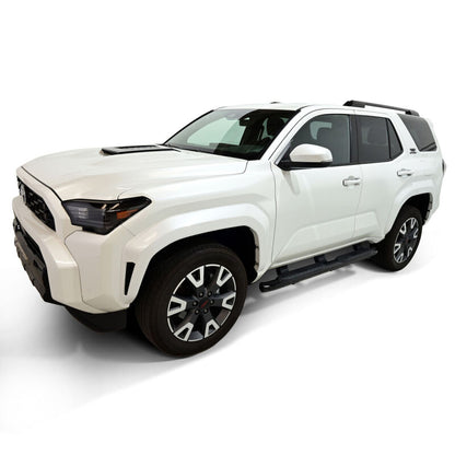 Westin 25-26 Toyota 4Runner PRO TRAXX 4 Oval Nerf Step Bars - Semi-Gloss Black