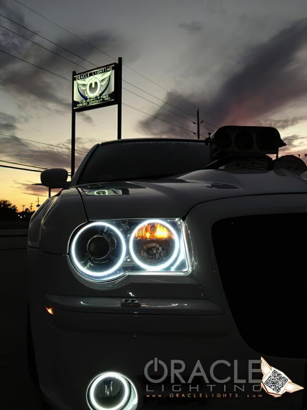 ORACLE Lighting Oracle 05-10 Chrysler 300C LED Fog Light Halo Kit - Red