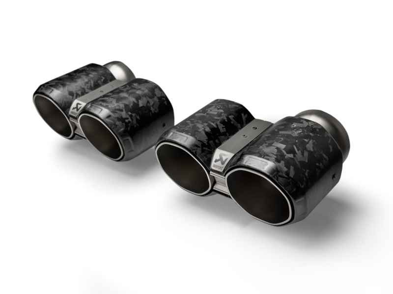 Akrapovic Akrapovic BMW M2 Coupe (G87) Tail Pipe Set - Chopped Carbon