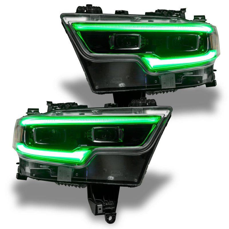 ORACLE Lighting Oracle 19-21 RAM 1500 Projector LED Headlight DRL Kit - ColorSHIFT RGBW+A w/o Controller