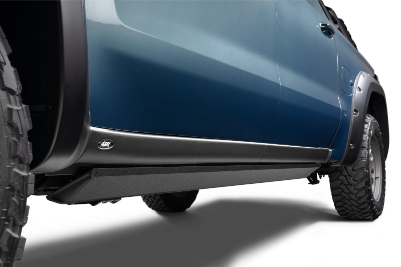 Go Rhino RealTruck 19-25 Chevy Silverado 1500 CC 4dr VoltStep Electric Running Board Kit - Bedliner Coating
