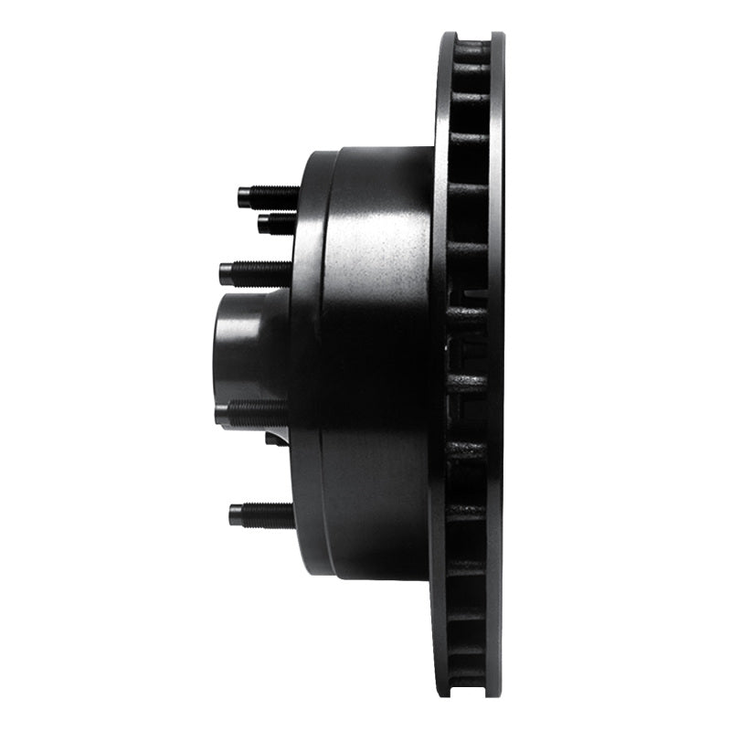 R1 Concepts R1 80-85 Ford F-250 2WD (Excl Super Duty) Front Right Drilled & Slotted Black Brake Rotor