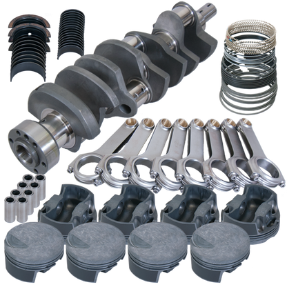 Eagle Chevy 454 4.250in Crank 6.385in H-Beam -3cc Flat Top 4.320in Pistons Balanced Assembly
