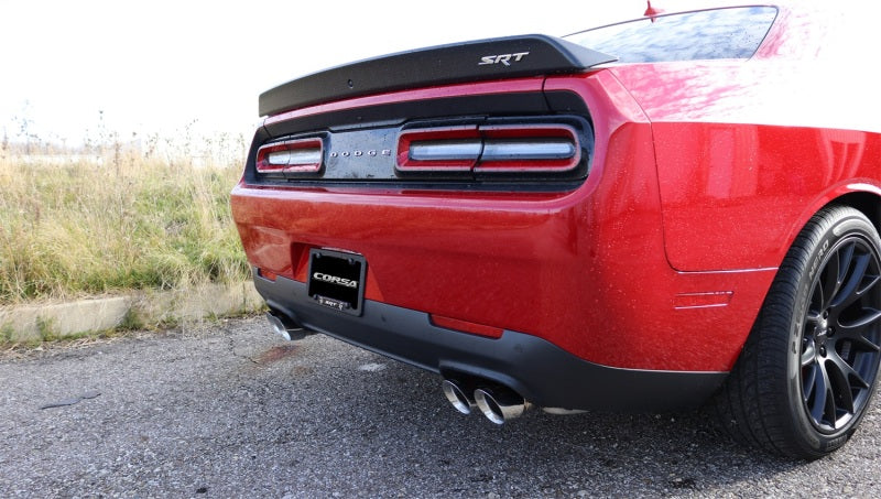 CORSA Performance Corsa 2015-2023 Dodge Challenger Hellcat Dual Rear Exit Extreme Exhaust w/ 3.5in Polished Tips