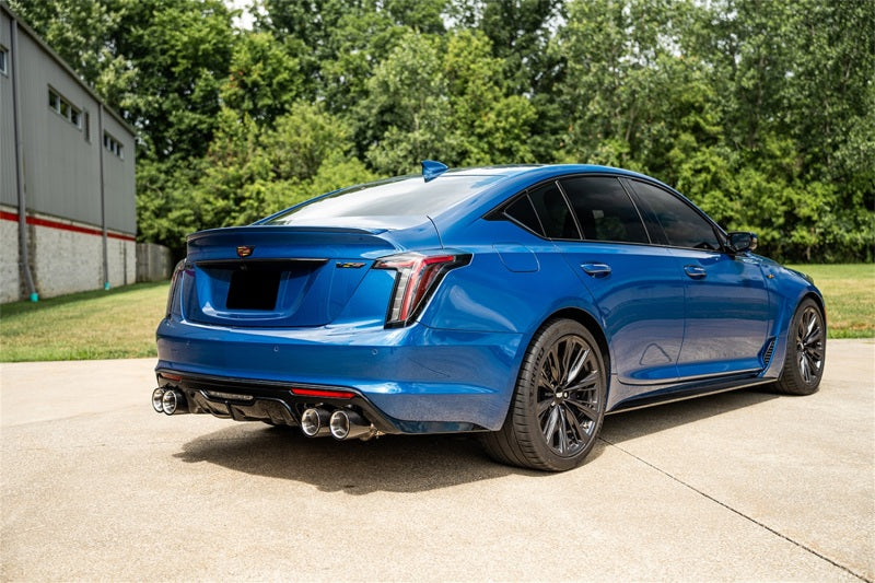 CORSA Performance Corsa 22-25 Cadillac CT5-V Blackwing 3in Axle-Back - Act. Exh. - Dual Rear Exit - Twin 4.5inCF Tips