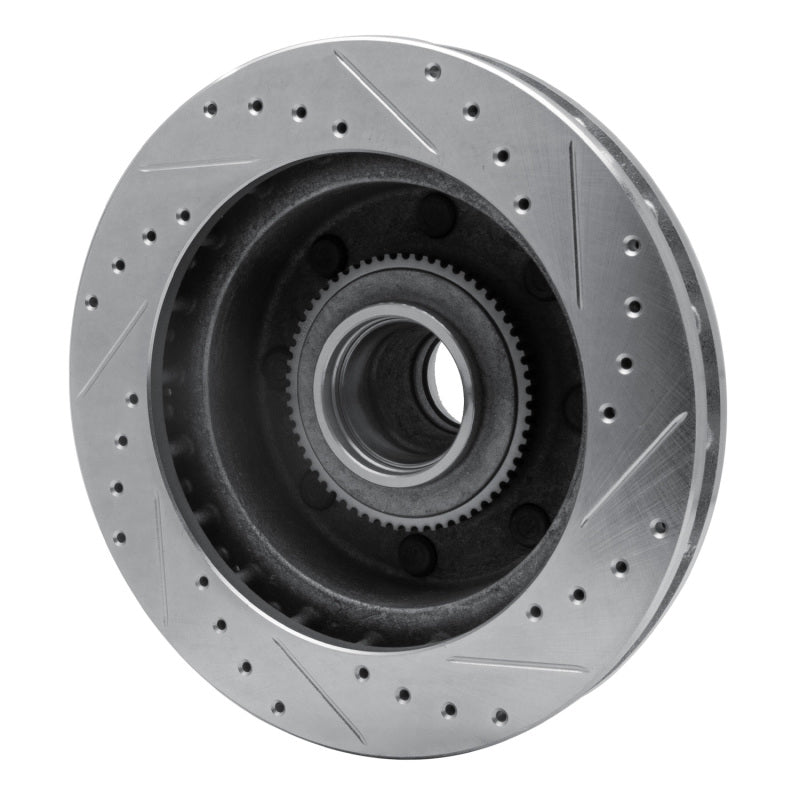 R1 Concepts R1 03-05 Ford F-250 2WD (Super Duty) Front Left Drilled & Slotted Silver Brake Rotor