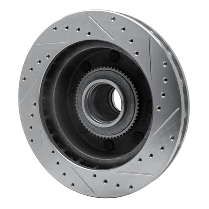 R1 Concepts R1 03-05 Ford F-250 2WD (Super Duty) Front Left Drilled & Slotted Silver Brake Rotor
