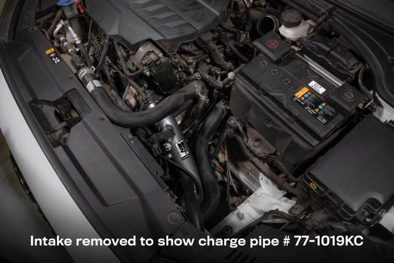 K&N Engineering K&N 20-22 Hyundai Veloster N 2.0L L4 Aluminum Charge Pipe Kit - Gunmetal Gray