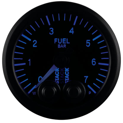 Autometer Stack 52mm 0-7 Bar M10 Male Pro-Control Fuel Pressure Gauge - Black