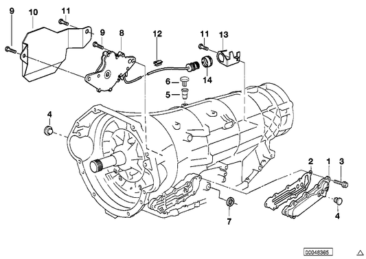 Genuine BMW 24101422153 E38 E31 E39 Covering Plate (Inc. 740iL, 750iLS & 750iLP) | ML Performance US US Car Parts