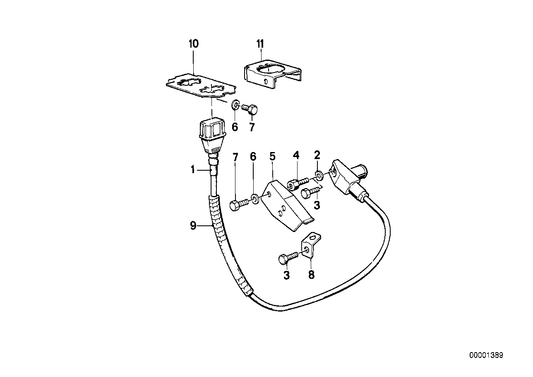 Genuine BMW 12141274645 E23 E24 E28 Holder (Inc. 633CSi, 732i & 735i) | ML Performance US Car Parts