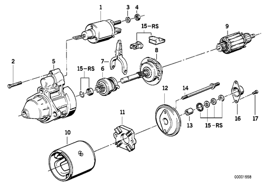 Genuine BMW 12411726033 E24 E32 E34 Housing Assy Front (Inc. 535i, 730i & 635CSi) | ML Performance US US Car Parts