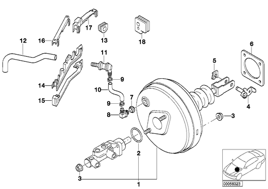 Genuine BMW 34301162170 E39 E66 E61 Rubber Grommet (Inc. 525d, 745d & 735iL) | ML Performance US Car Parts