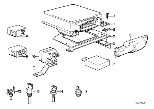 Genuine BMW 13621286679 E23 E28 E30 Fuel Injection System-Ressure Sensor (Inc. M5, M3 & M6) | ML Performance US Car Parts