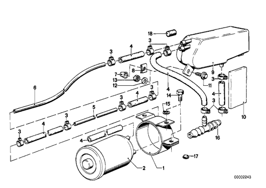Genuine BMW 16121118911 E21 E26 Expansion Tank (Inc. 320i, 318i & 316) | ML Performance US Car Parts