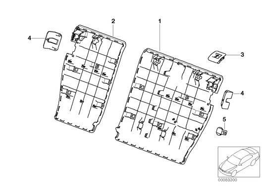 Genuine BMW 52207027582 E46 E83 Trim Panel Clip (Inc. X3 & 325ti) | ML Performance US US Car Parts