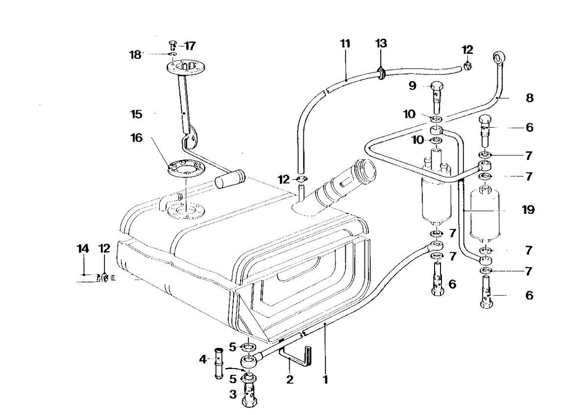 Genuine BMW 16112161382 E26 Hose Line L=297 (Inc. M1) | ML Performance US US Car Parts