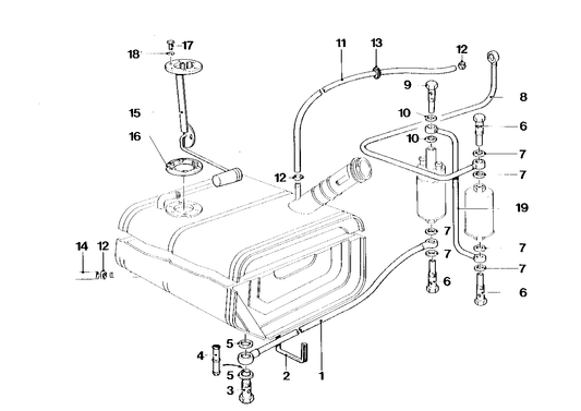 Genuine BMW 16112161382 E26 Hose Line L=297 (Inc. M1) | ML Performance US US Car Parts