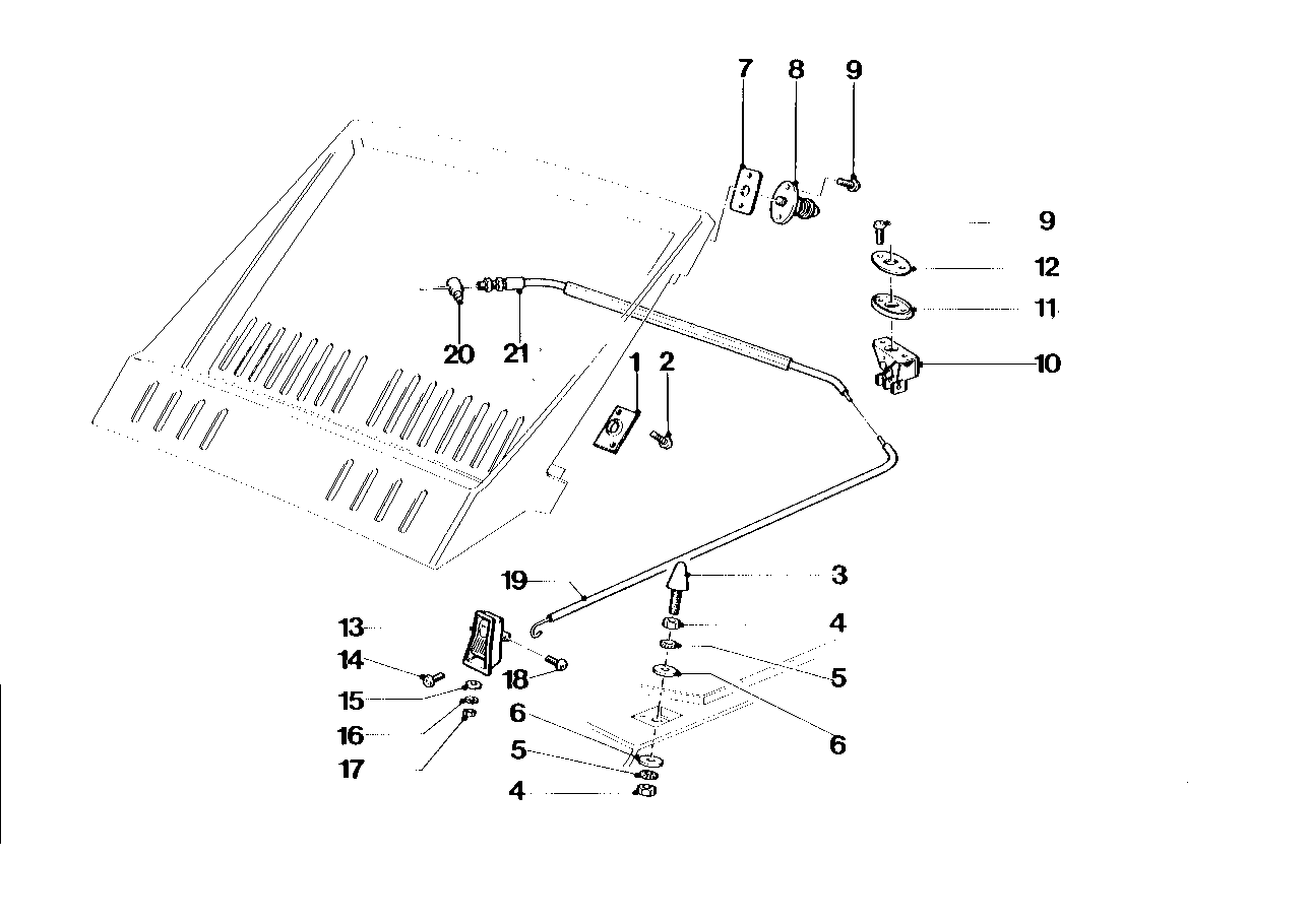 Genuine BMW 51242165308 E26 Catch (Inc. M1) | ML Performance US US Car Parts
