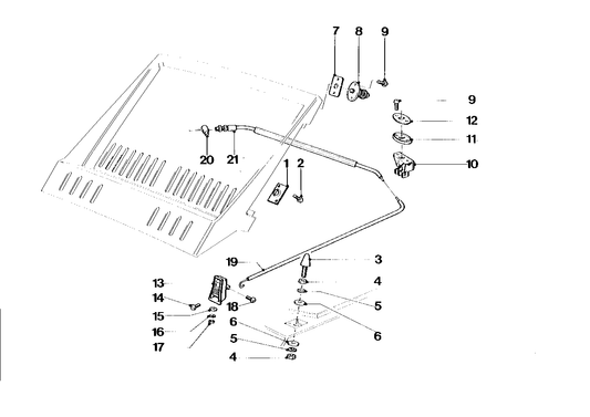 Genuine BMW 51242165308 E26 Catch (Inc. M1) | ML Performance US US Car Parts