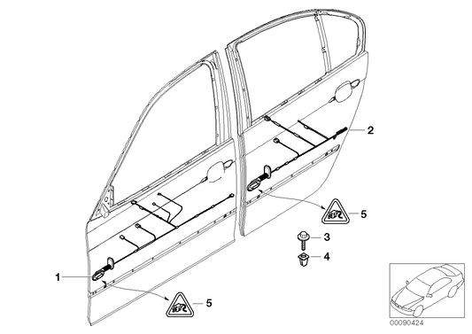 Genuine BMW 61139147289 E71 E72 E70 Slider (Inc. X5) | ML Performance US US Car Parts