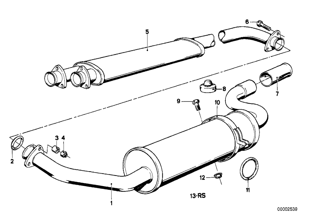 Genuine BMW 18211175763 E21 Set Mounting Parts (Inc. 320) | ML Performance US US Car Parts