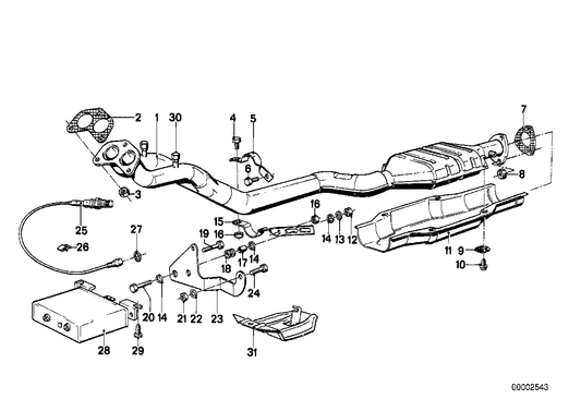 Genuine BMW 18211245829 E21 E30 Holder (Inc. 318i, 318 & 320) | ML Performance US US Car Parts