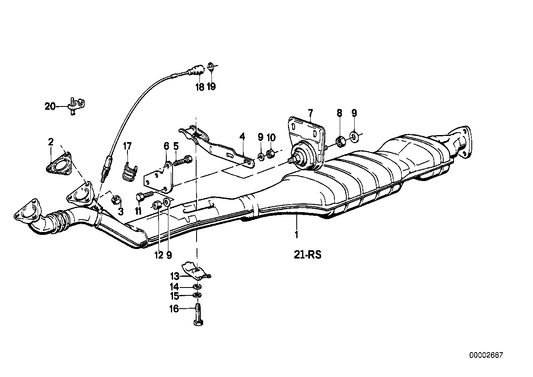 Genuine BMW 11761277916 E28 Holder (Inc. 528e) | ML Performance US US Car Parts
