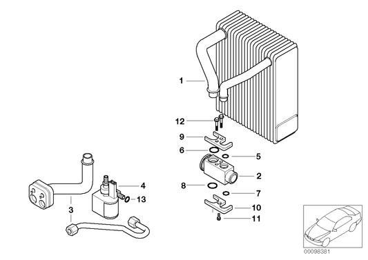 Genuine BMW 64119178315 E66 E67 Expansion Valve (Inc. 760LiS, 760Li & 730Li) | ML Performance US US Car Parts
