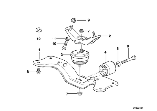 Genuine BMW 22321092311 E38 Vibration Damper (Inc. 740iL, 730i & 730iL) | ML Performance US US Car Parts