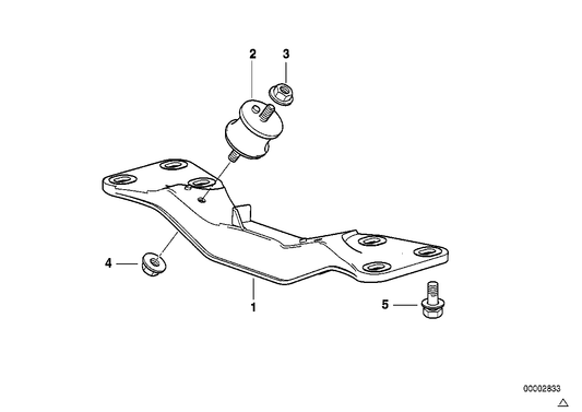 Genuine BMW 22321095890 E38 Gearbox Support (Inc. 750i, 750iLP & L7) | ML Performance US Car Parts