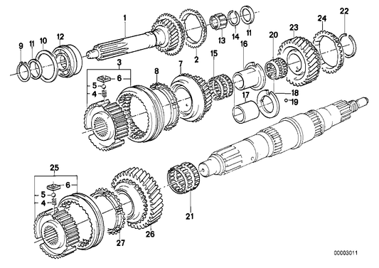 Genuine BMW 23231224302 E30 E28 E23 Guide Sleeve (Inc. 628CSi, 528i & 633CSi) | ML Performance US US Car Parts