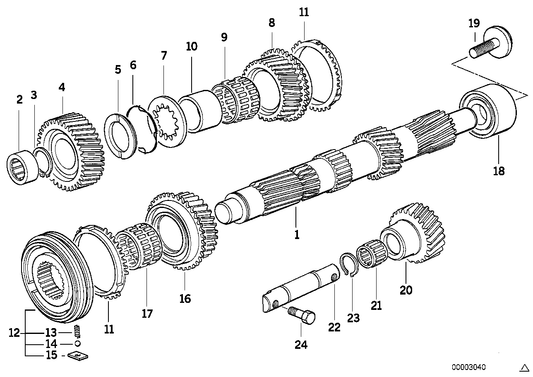 Genuine BMW 23231222866 E39 E85 E36 Torx Bolt M10X1,5X30 (Inc. 116i, 325ti & 325i) | ML Performance US US Car Parts