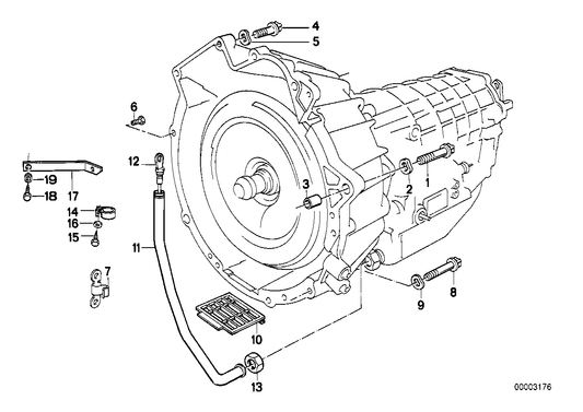 Genuine BMW 24101219072 E30 Oil Fill-In Tube (Inc. 320i & 325i) | ML Performance US Car Parts