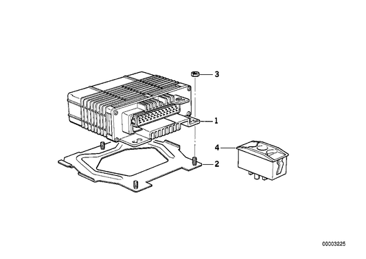 Genuine BMW 24611421972 E36 At-Egs Control Unit CODE: LV (Inc. 318i) | ML Performance US US Car Parts