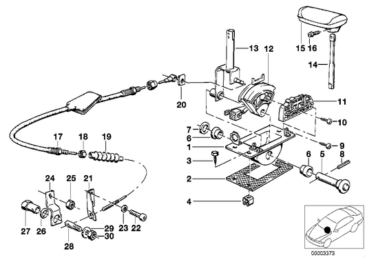 Genuine BMW 61311215078 E24 E28 E23 Switch Gearbox (Inc. 528e, 533i & 633CSi) | ML Performance US US Car Parts