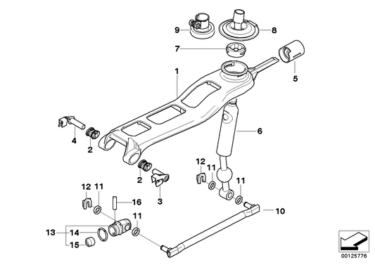 Genuine BMW 25117530212 E60 Vibration Absorber F=175HZ (Inc.  & 530i) | ML Performance US Car Parts