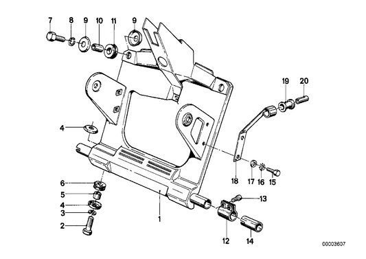 Genuine BMW 31421241870  Panel (Inc.  & R65LS) | ML Performance US Car Parts